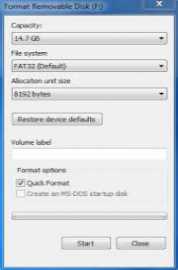 FAT32 Format GUI